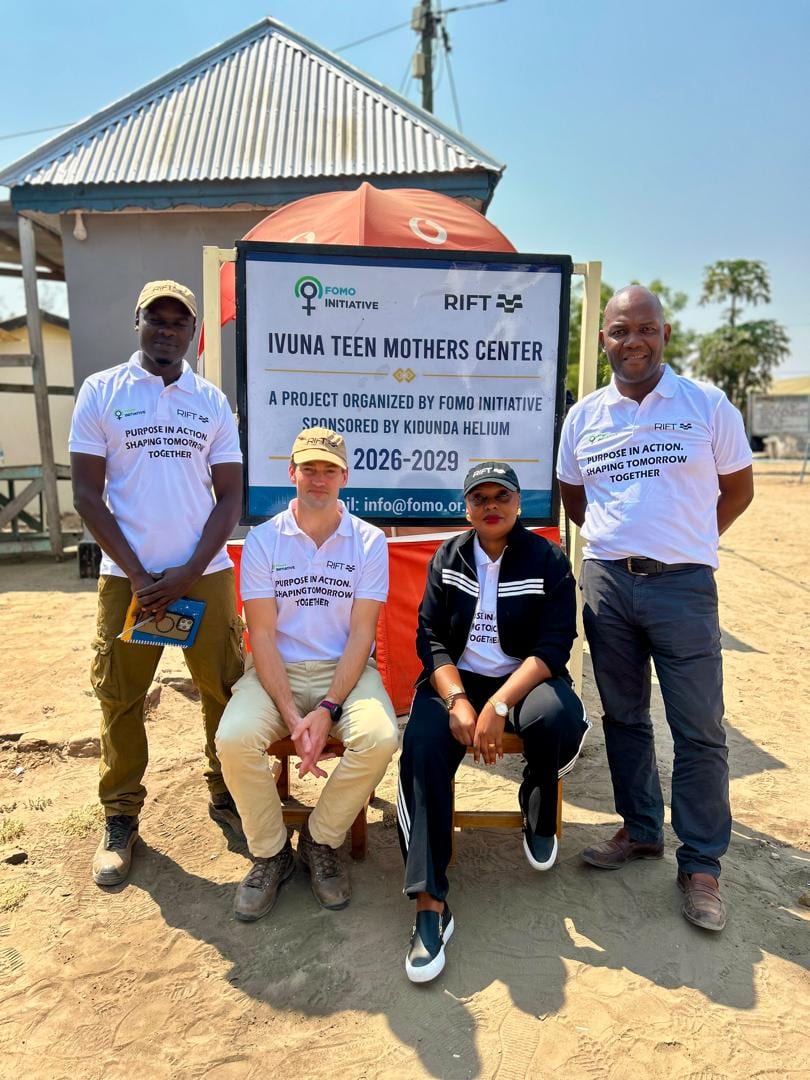 The FOMO Initiative and Kidunda Helium delegation at the Ivuna Centre launch